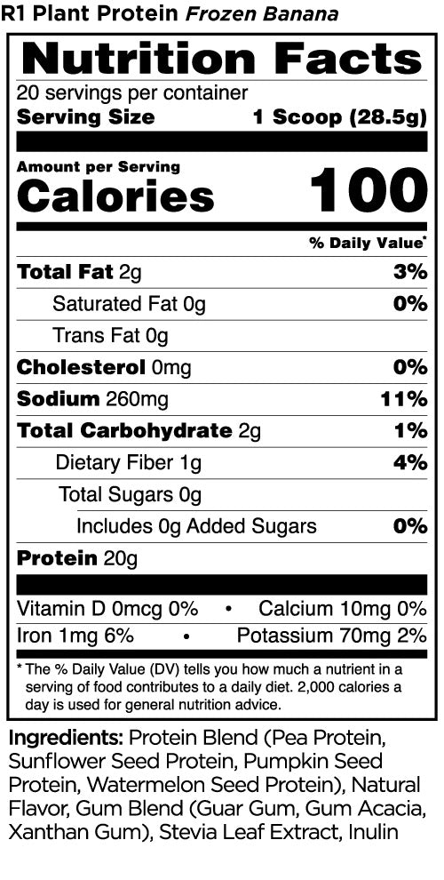 RULE ONE PLANT PROTEIN