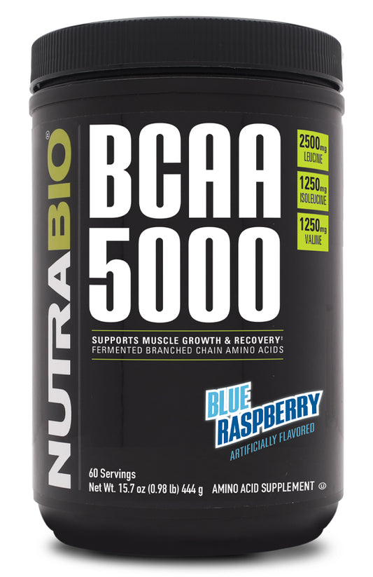 NUTRABIO BCAA 5000 Blue Raspberry