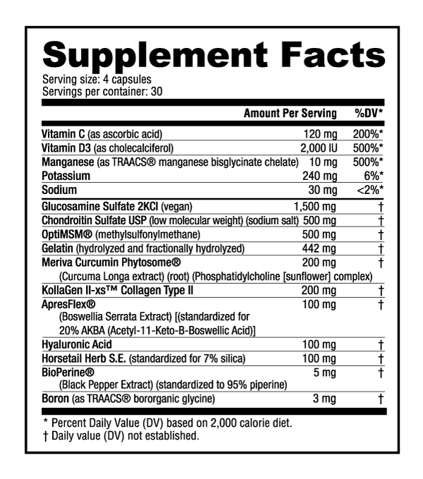 NUTRABIO EXTREME JOINT CARE